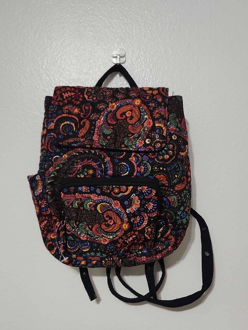 Donna Sharp Multicolor Paisley Canvas Backpack - Women Bags
